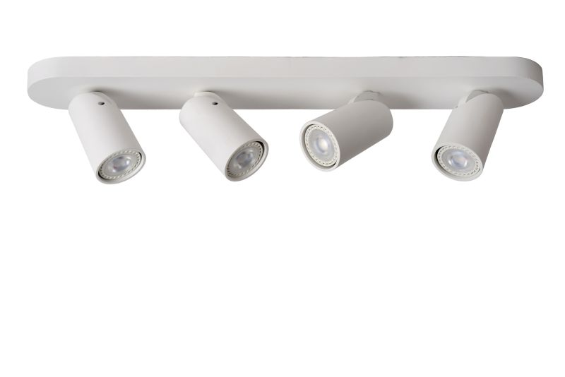 Lucide XYRUS - Stropné bodové svietidlo - LED Dim to warm - GU10 - 4x5W 2200K/3000K - White